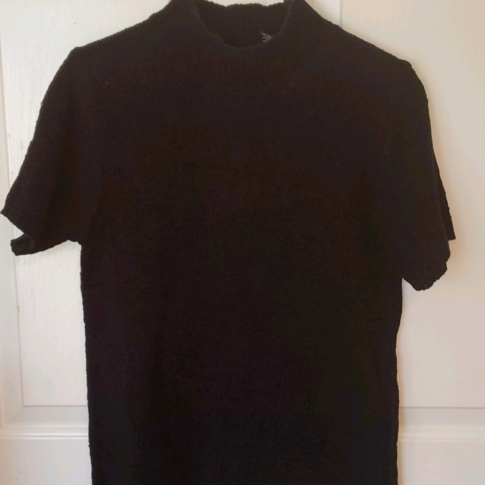 Beldoch Popper short-sleeve black sweater S